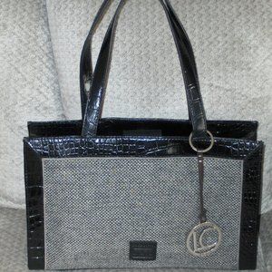 Liz Claiborne Satchel Black Handbag